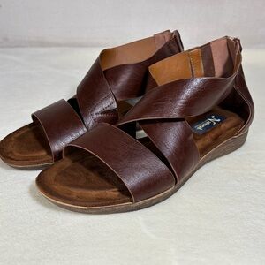 Natural Reflections Women's Dark Brown Sandals Size 9